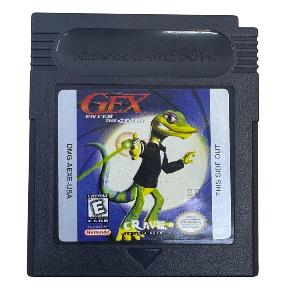 Gex Enter the Gecko Nintendo Game Boy Color GBC Cartridge DMG-AEXE-USA Crave